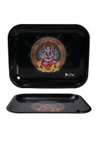 Black Leaf Rolling Tray Ganesha L Black Leaf Rolling Tray Ganesha L