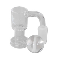 Black Leaf Terp Slurper Quartz Banger with Bowl Black Leaf Terp Slurper Quartz Banger with Bowl