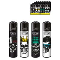 CLIPPER Lighters SKULL HEADS #1 CLIPPER Lighters SKULL HEADS #1