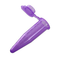 Reaktionsgefäß 1,5ml mit anhängendem Deckel lila Reaktionsgefäß 1,5ml mit anhängendem Deckel lila