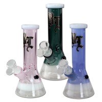 Black Leaf Beaker Bong mini Ice Black Leaf Beaker Bong mini Ice
