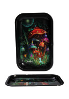 Black Leaf Rolling Tray Mushroom S Black Leaf Rolling Tray Mushroom S