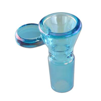 Black Leaf Bong Kopf Aus Borosilikatglas - Konischer Steckkopf NS 10 Mm | Mit Rollstopp