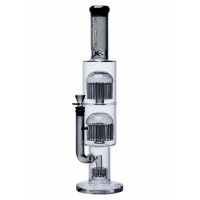 BLAZE GLASS Percolator Bong 2x20-Arm  BLAZE GLASS Percolator Bong 2x20-Arm