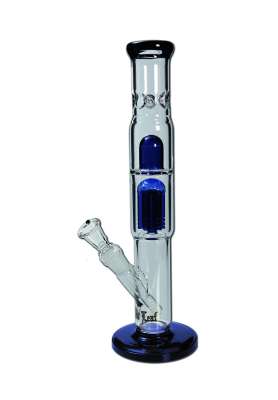 Black Leaf ボング 透明・青 約40cm Black Leaf 'Qinglong' Cylinder Bong 40 cm, 43,99 €