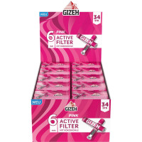 GIZEH PINK Active Filter + Activated Charcoal GIZEH PINK Active Filter + Activated Charcoal