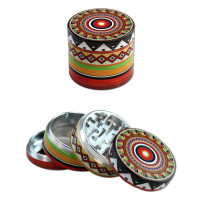 Black Leaf Totem Aluminium Grinder 4-part Black Leaf Totem Aluminium Grinder 4-part