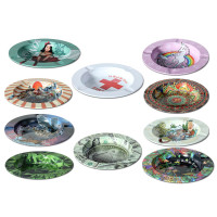 Black Leaf Aschenbecher aus Metall Black Leaf Aschenbecher aus Metall