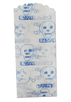 Little Bags made of Parchment Paper USA Skull Little Bags made of Parchment Paper USA Skull