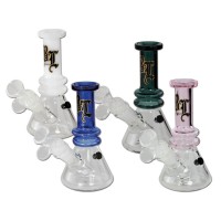 Black Leaf Mini-Bubbler mit Chillum-Stecksystem Black Leaf Mini-Bubbler mit Chillum-Stecksystem