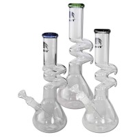BREIT ZickZack Bong with Diffuser Chillum BREIT ZickZack Bong with Diffuser Chillum