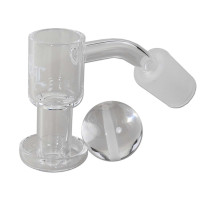 Black Leaf Terp Slurper Quartz Banger with Bowl Black Leaf Terp Slurper Quartz Banger with Bowl