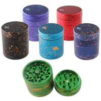 BLACK LEAF Aluminium Grinder CROWN 4-part BLACK LEAF Aluminium Grinder CROWN 4-part