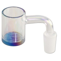 Quartz Banger with Rainbow Effect clear Quartz Banger with Rainbow Effect clear