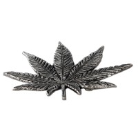 Incense Holder Metal HEMP LEAF Incense Holder Metal HEMP LEAF