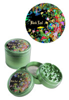 Black Leaf Mushroom Grinder 4-part green Black Leaf Mushroom Grinder 4-part green