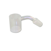 Quartz Banger with Rainbow Effect clear Quartz Banger with Rainbow Effect clear