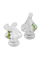 Black Leaf Tiny Bird Pyramide One Hit Bubbler Black Leaf Tiny Bird Pyramide One Hit Bubbler