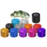Black Leaf Weed Grinder, Al. 4part Black Leaf Weed Grinder, Al. 4part