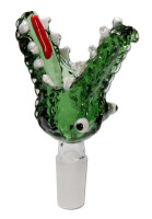 Glass Bowl Crocodile green Glass Bowl Crocodile green