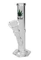 Black Leaf Glass Bong Black Leaf Glass Bong