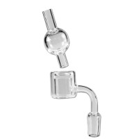 Glasbanger Set klarer Schliff mit Carb Cap Glasbanger Set klarer Schliff mit Carb Cap