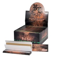 Black Leaf Unrefined Hemp Papers KS Slim + Tips Black Leaf Unrefined Hemp Papers KS Slim + Tips